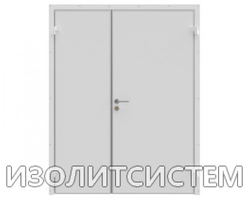 Технологическая дверь двустворчатая - РДДИ-1600.2200/40